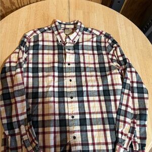 🍂 L.L.Bean Plaid Long Sleeve Shirt 🍂